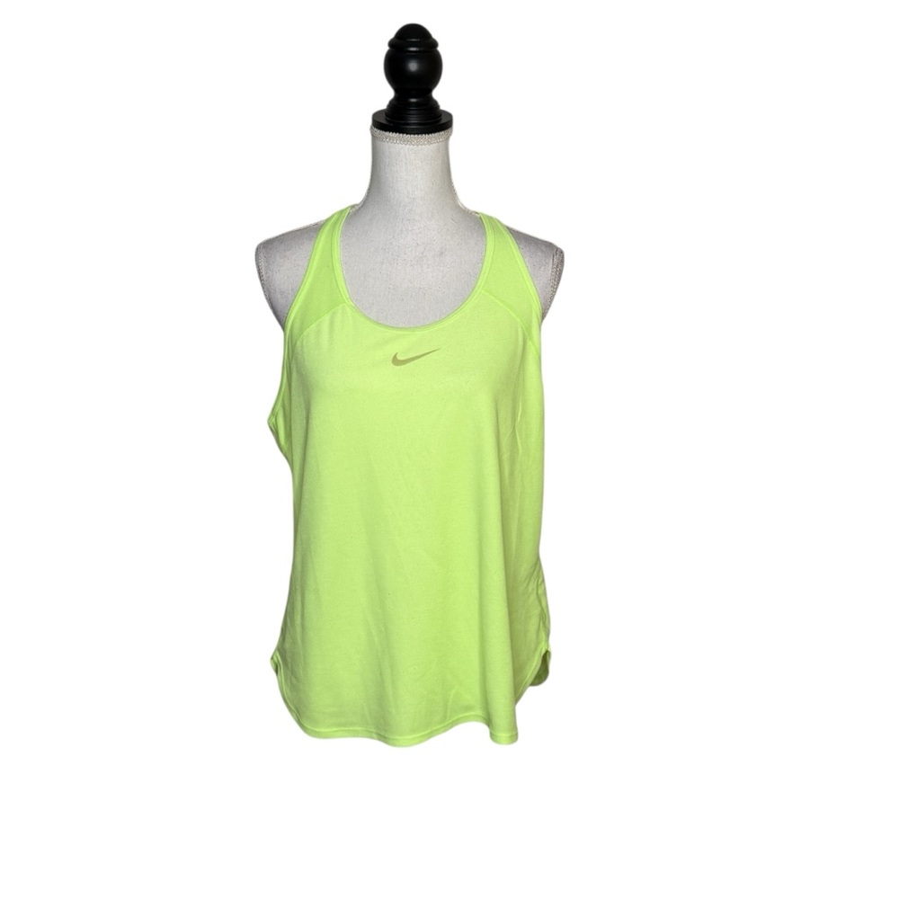 Nike Dri Fit Women's Size Extra Large Bright Highlighter Green Tank Top Size XL